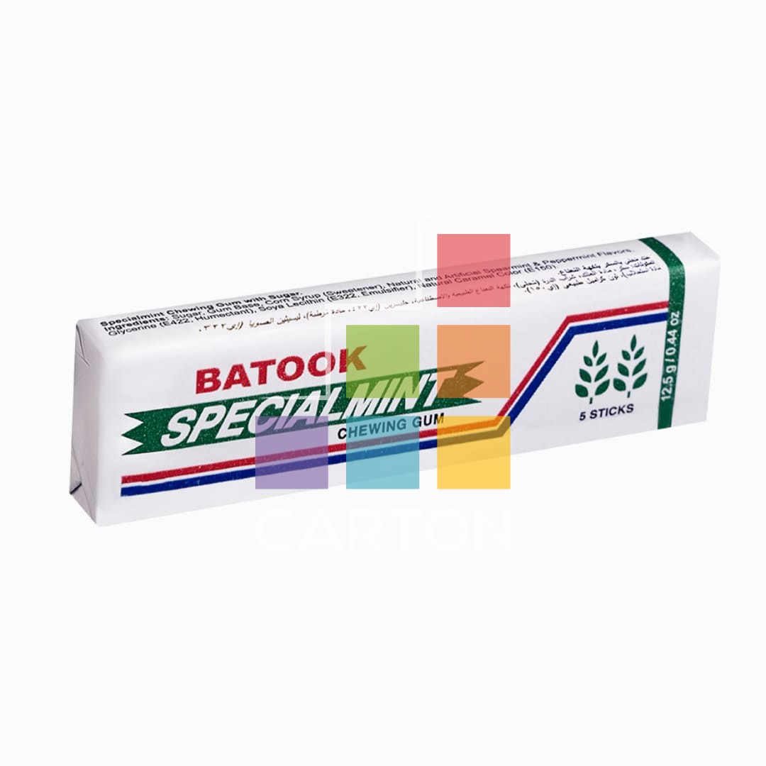 BATOOK SPECIALMINT CHEWING GUM 6*20*5STICKS